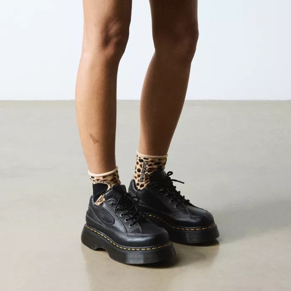 Dr. Martens BUZZ 5-EYE MILLED NAPPA LEATHER SHOES — Black, US Size 9 - Picture 10 of 10